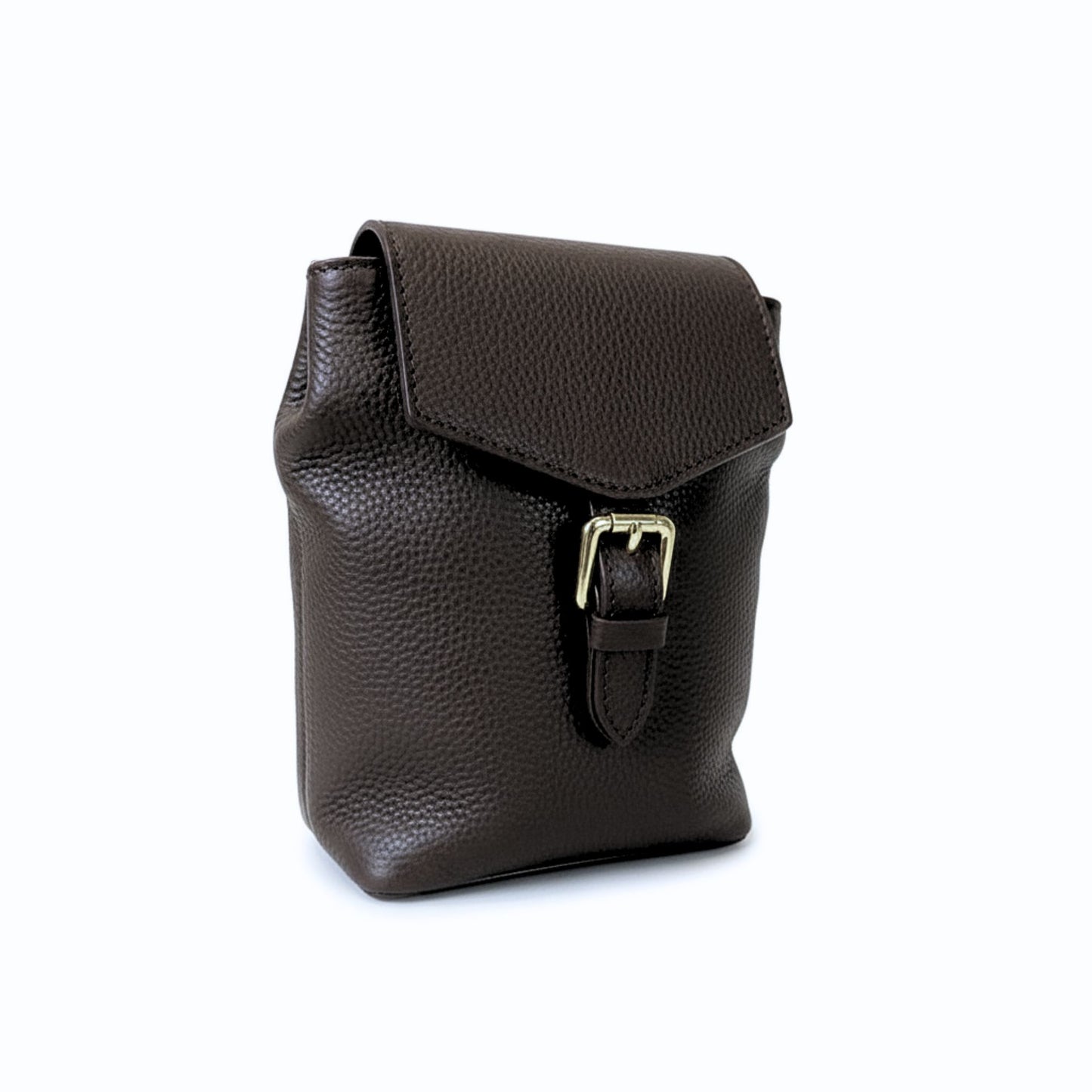 Minimalistischer Lederrucksack in schlichtem Design
