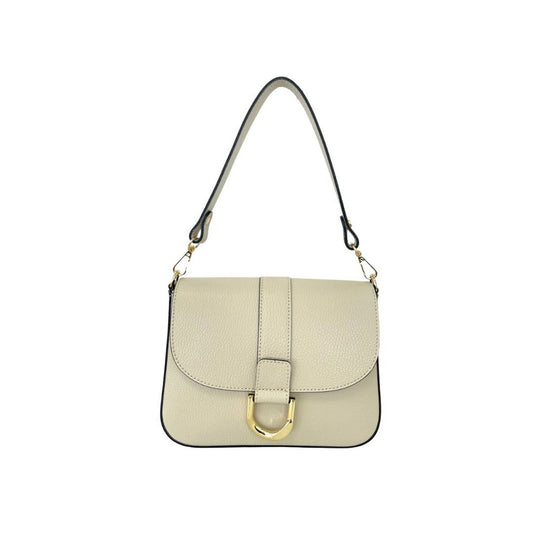 Top Lady Damen Leder Tasche beige Vorderseite