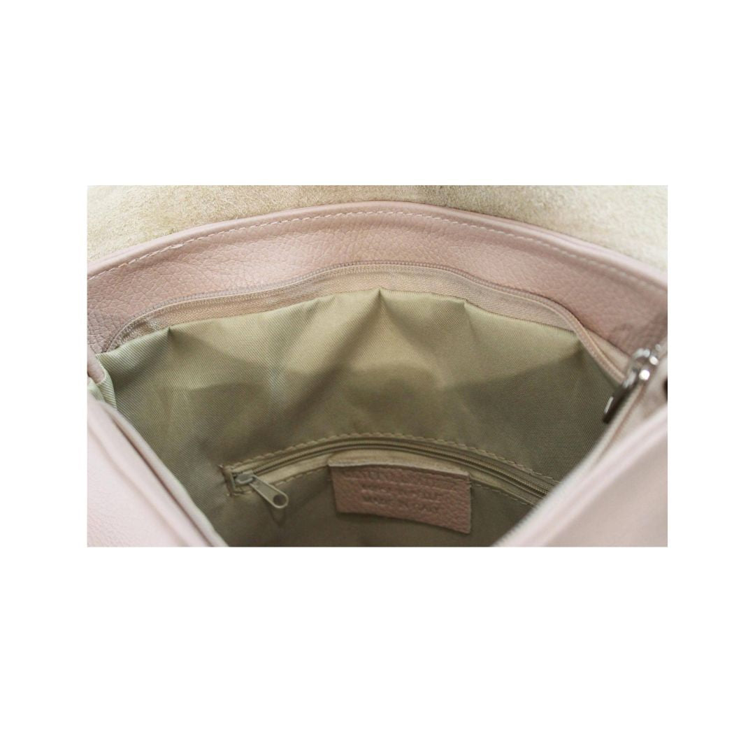 Innenansicht Damen Rucksack Backpack aus echtem Leder