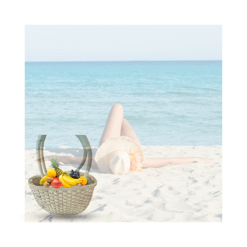 Strohtasche Damen Sommertasche