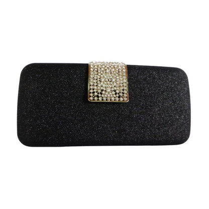 Festliche Damen Clutch - Elegante Handtasche für Abendveranstaltungen schwarz