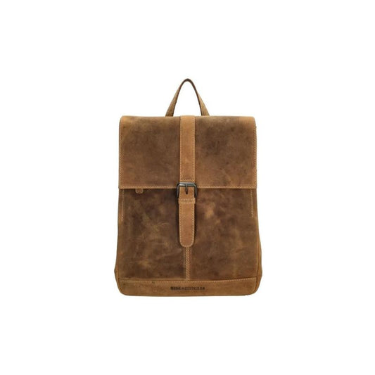 Stylischer mittelgroßer Damen Leder-Rucksack