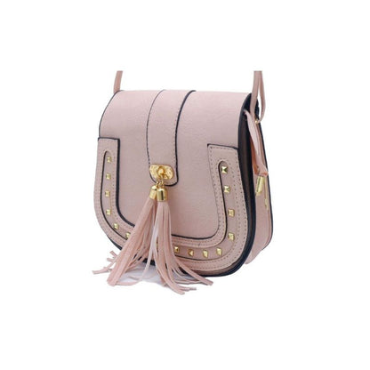 Handtasche mit goldfarbenen Details - für besondere Anlässe rosa