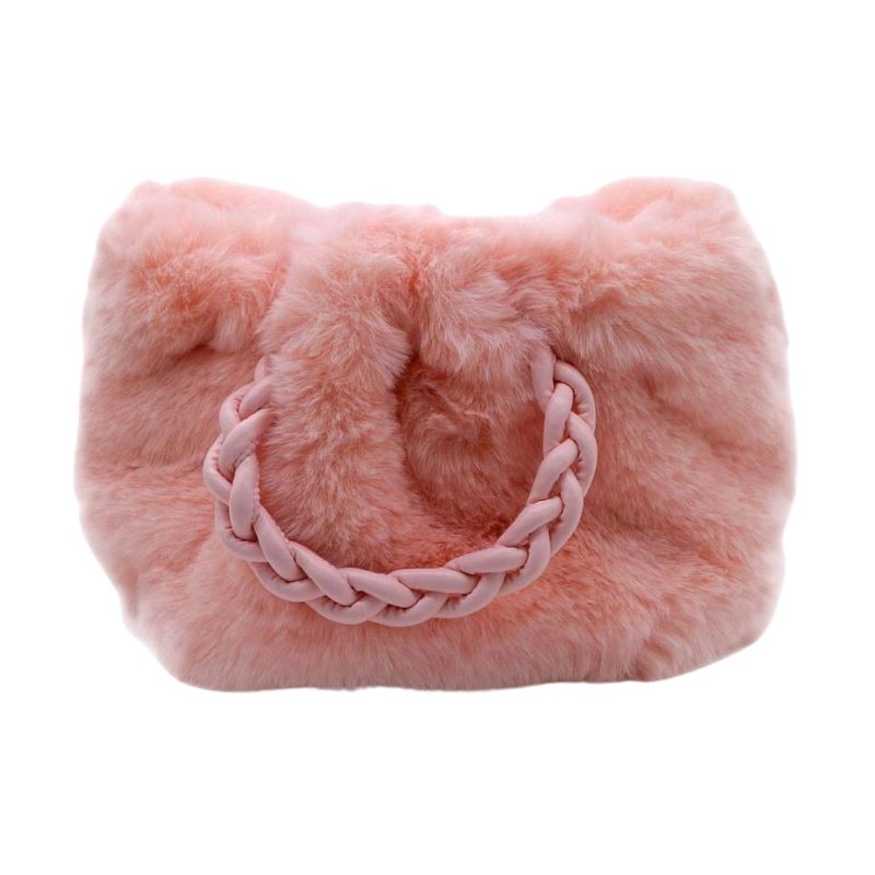 Wintertasche Damen Handtasche flaumig klein