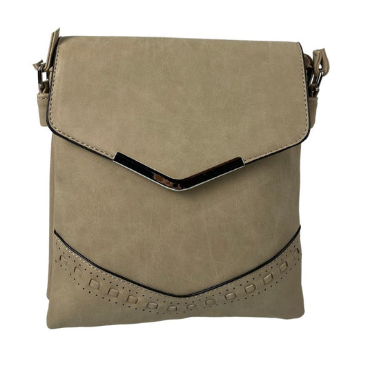Damen Crossbodybag Alltags Umhängetasche klein erde Vorderseite