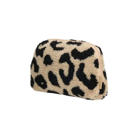 Damen Flauschige Make-Up Essentials Bag