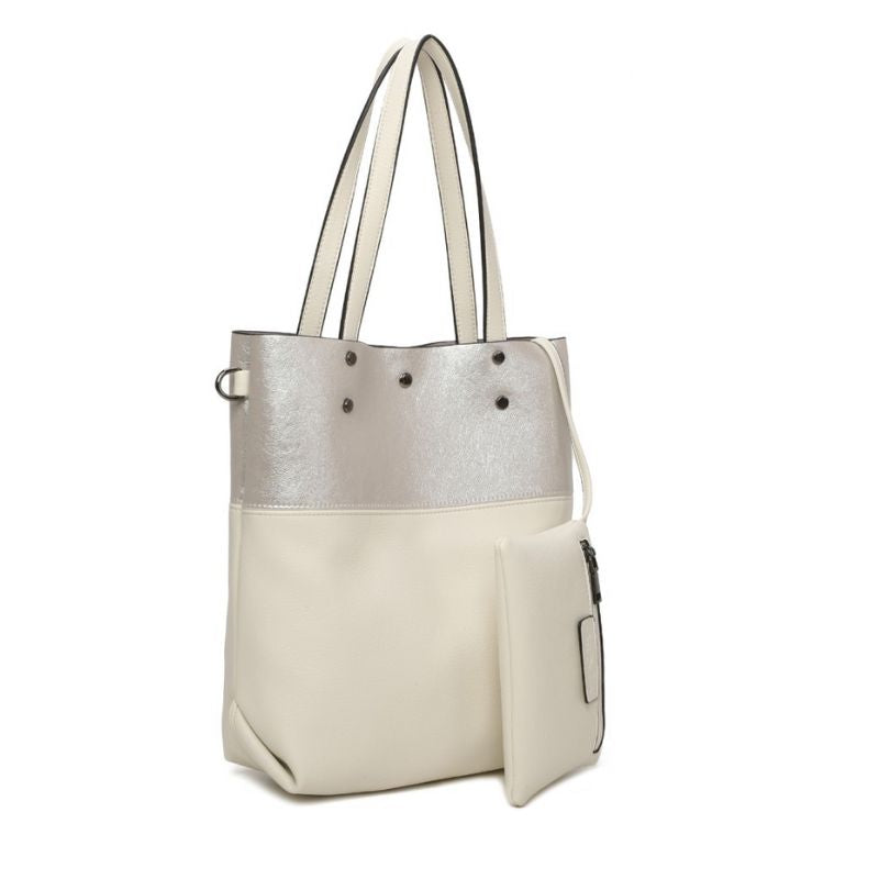 Damen Shopper 2-teilig mit Münztasche - elegant und geräumig