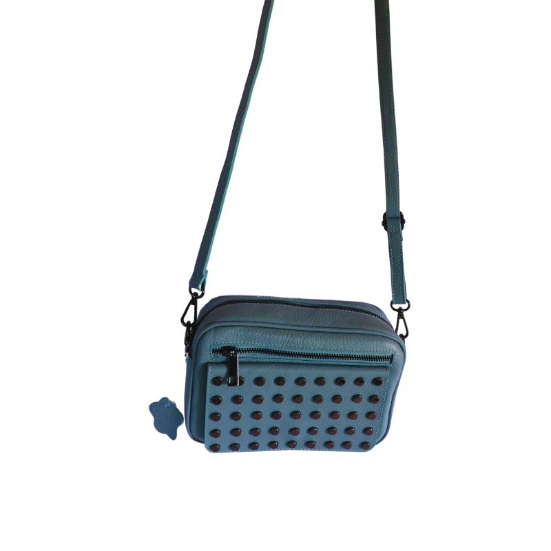 Damen Umhängetasche Alltags Crossbodybag modern blau