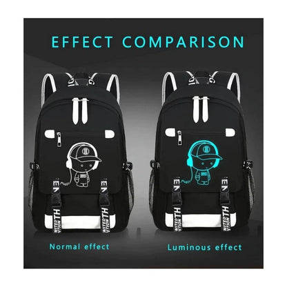 Unisex Jugendliche Schulsportrucksack USB Anschluss