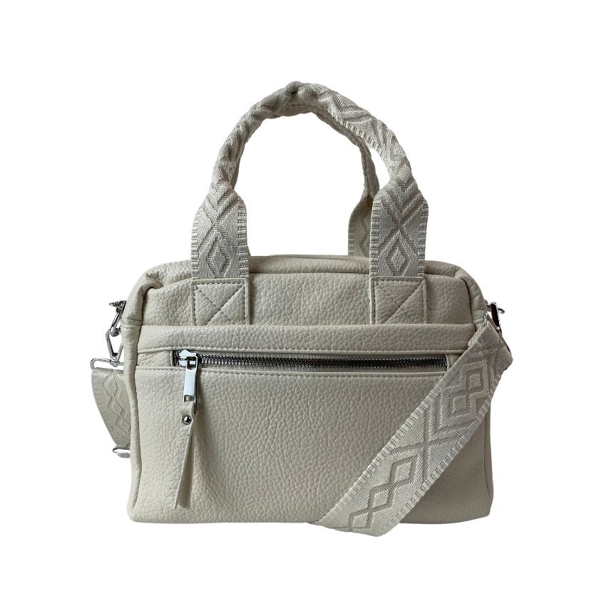Crossbodybag Damen Alltagstasche  trendy weiß 