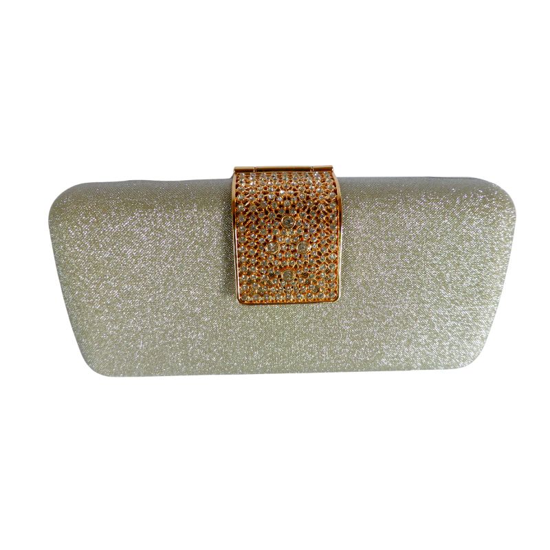 Festliche Damen Clutch - Elegante Handtasche für Abendveranstaltungen gold