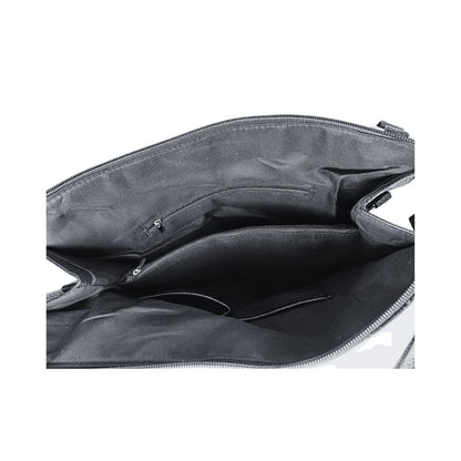 Shopper Umhängetasche Damen Schultertasche schwarz Innentaschen