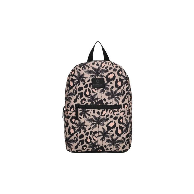 Kinder rucksack mit Palmenmuster ideal für Schule, Sport, Reise und Ausflüge rosa