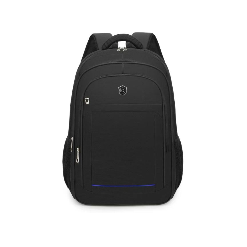 Schwarzer Wasserfester Schul-Freizeit Rucksack 36ltr mittelgroß mit Fächern und vielen Taschen