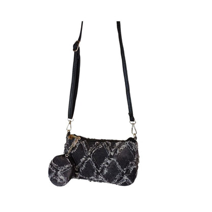 Denim Crossbody Bag mit Münztasche - Klein, Stylisch und Sommerbereit