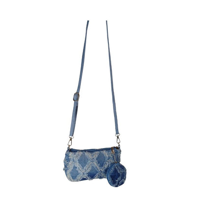 Denim Crossbody Bag mit Münztasche - Klein, Stylisch und Sommerbereit