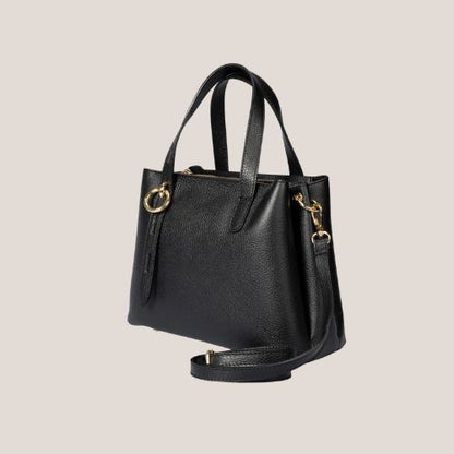Elegante mittelgroße Italienische Leder-Umhängetasche - stilvoll und vielseitig
