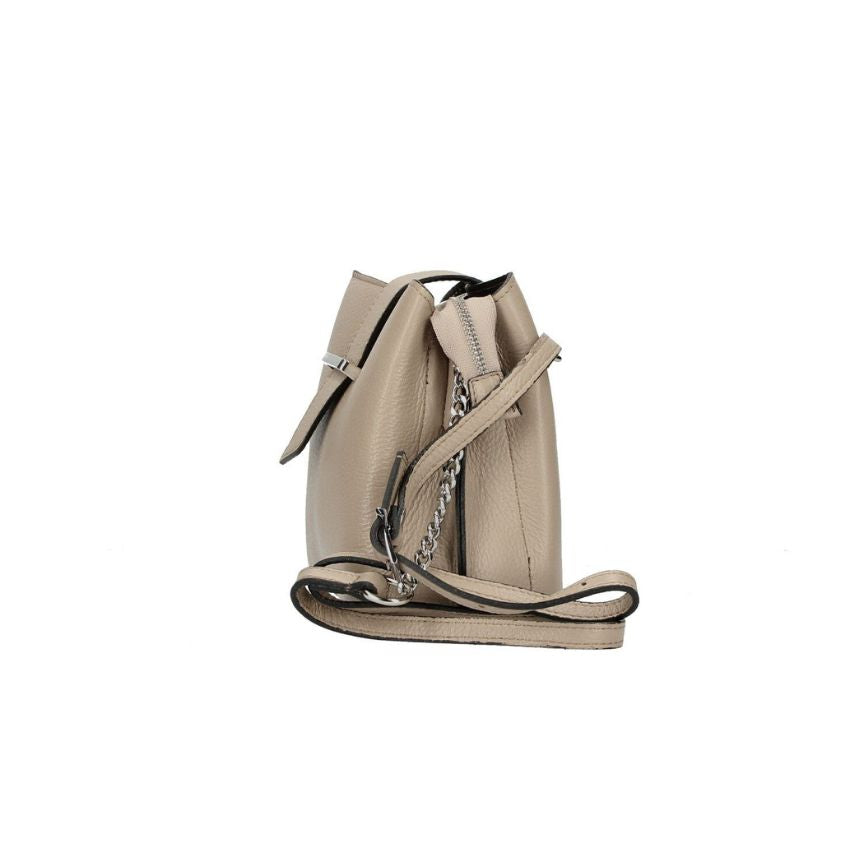Amelie - Elegante Damen Lederhandtasche mit Klappe & 3 Fächern