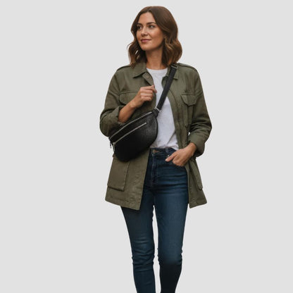 "Ruby" Crossbody-Bag mit 2 Fächern - Groß, praktisch & ideal für Reisen