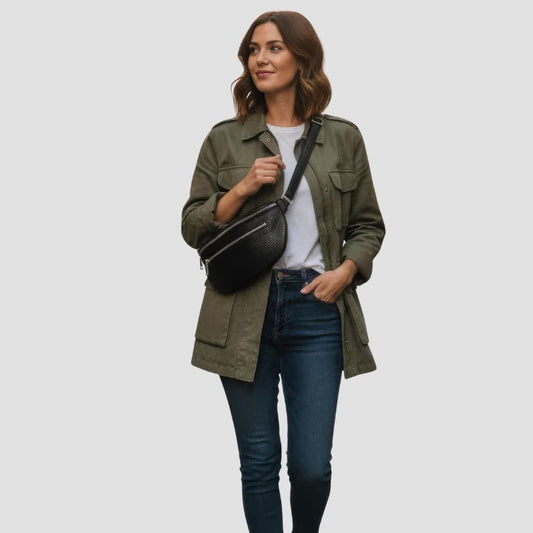 "Ruby" Crossbody-Bag mit 2 Fächern - Groß, praktisch & ideal für Reisen