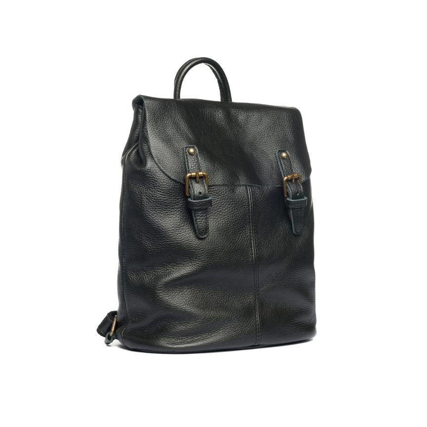 Damen Fashion-Rucksack aus Echtleder - elegant, schlicht, praktisch
