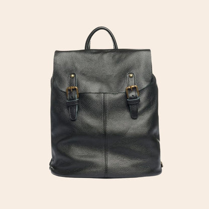 Damen Fashion-Rucksack aus Echtleder - elegant, schlicht, praktisch