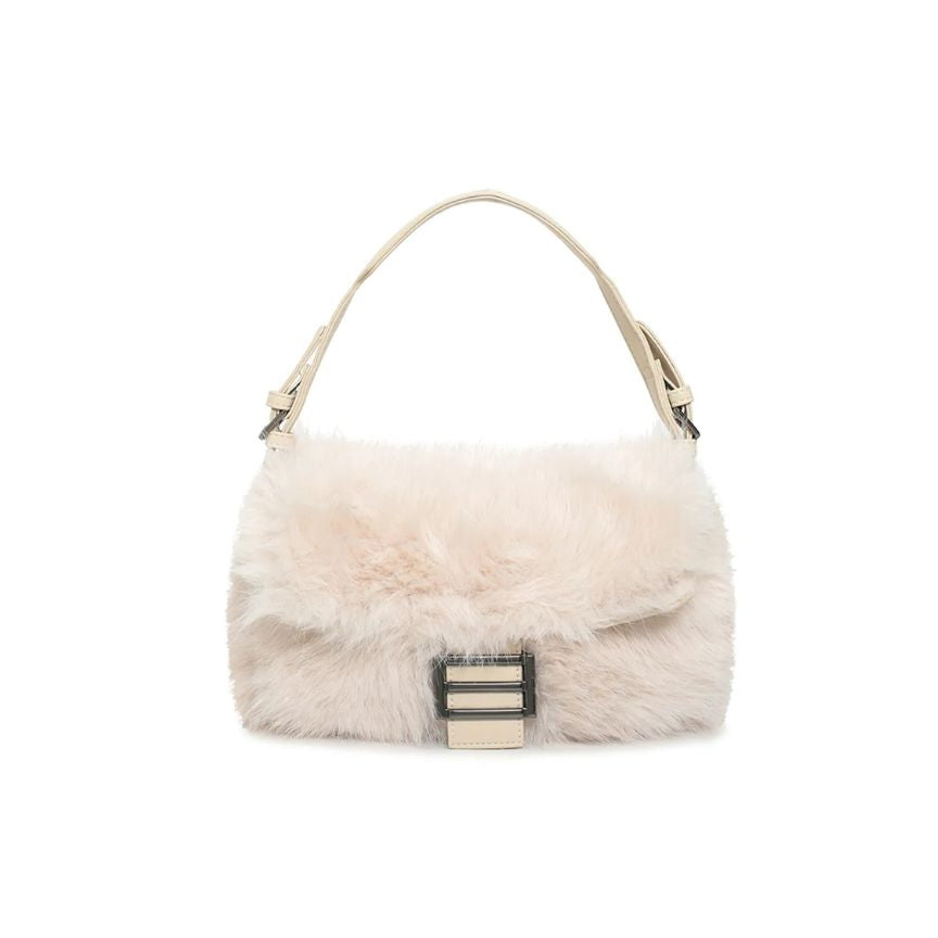 Damen Handtasche aus Faux-Fur - weich, leicht und modern