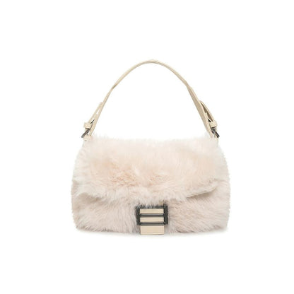 Damen Handtasche aus Faux-Fur - weich, leicht und modern