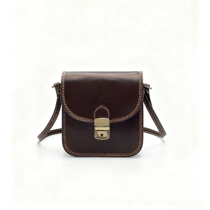 Damen Handtasche aus echtem Leder - Elegant & Stilvoll mit Schultergurt, 2 Fächern