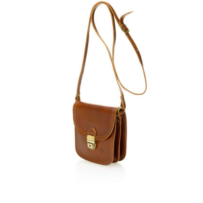 Damen Handtasche aus echtem Leder - Elegant & Stilvoll mit Schultergurt, 2 Fächern