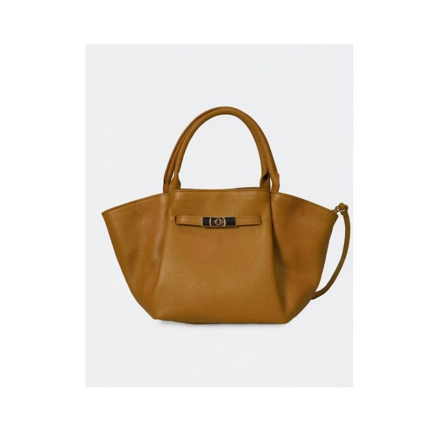 "Martina" - Damen Henkeltasche - Stilvolle Lederhandtasche mit Henkeln