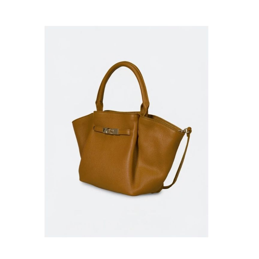 "Martina" - Damen Henkeltasche - Stilvolle Lederhandtasche mit Henkeln