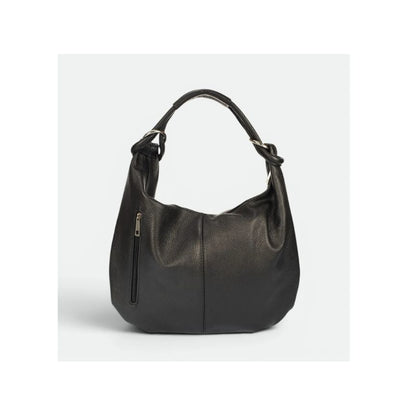 "Briella" - Damen Henkeltasche - Stilvolle Lederhandtasche mit Knotendetail