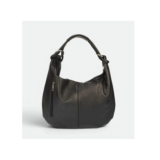 "Briella" - Damen Henkeltasche - Stilvolle Lederhandtasche mit Knotendetail