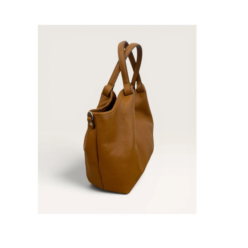 "Eva" - Stilvolle Damen Henkeltasche aus Leder für jeden Tag - mittelgroß