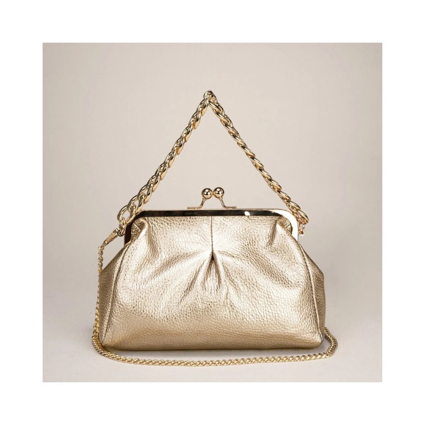 Damen Leder Clutch - Elegant & Stilvoll aus italienischem Leder - Eventtauglich