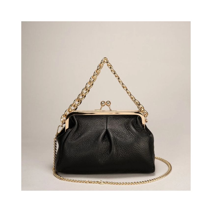 Damen Leder Clutch - Elegant & Stilvoll aus italienischem Leder - Eventtauglich