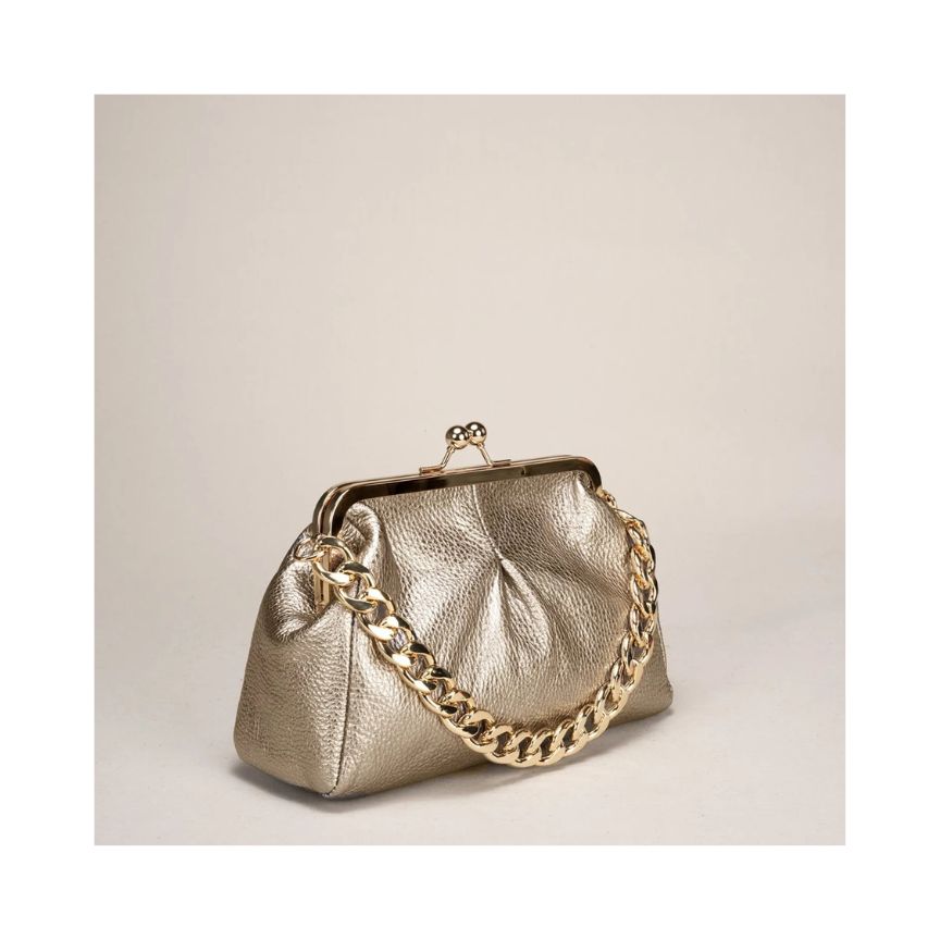 Damen Leder Clutch - Elegant & Stilvoll aus italienischem Leder - Eventtauglich