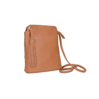 Damen Leder Crossbody Bag - modern, Alltagstauglich & Praktisch