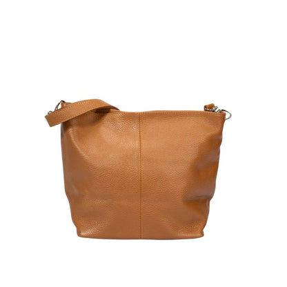 Damen Leder Einkaufstasche aus Italien - Mittelgroß, Echtleder, Shopper
