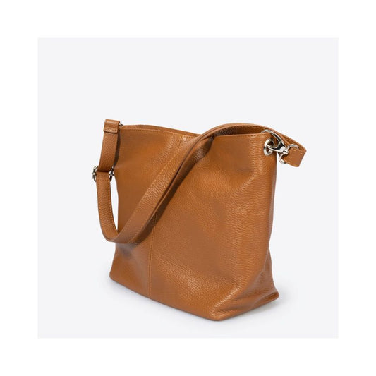 Damen Leder Einkaufstasche aus Italien - Mittelgroß, Echtleder, Shopper