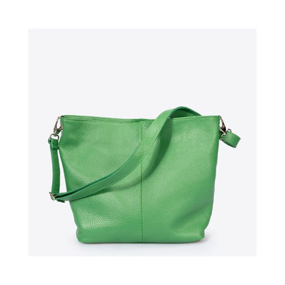 Damen Leder Einkaufstasche aus Italien - Mittelgroß, Echtleder, Shopper