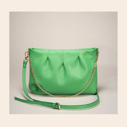 Damen Handtasche aus Echtleder - mittelgroß, schlicht, stilvoll