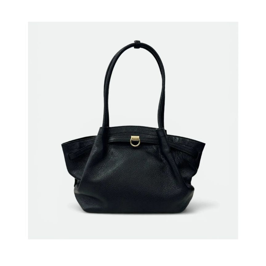 "Melania" - Damen Leder Henkeltasche - Elegante Handtasche mit langen Henkeln