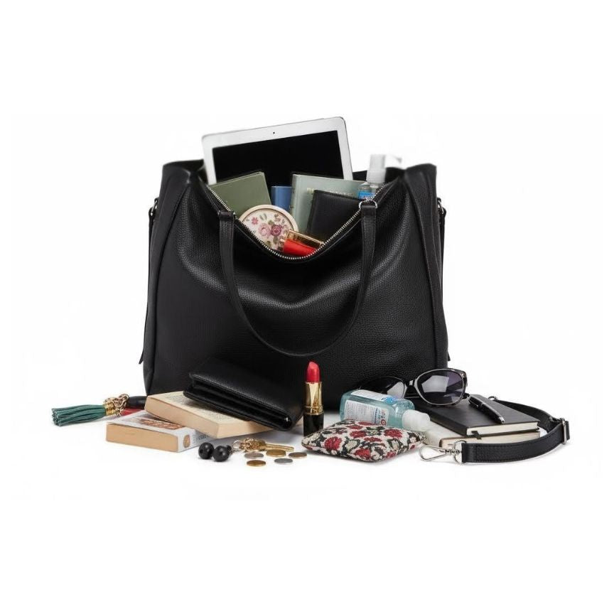 Damen Leder Henkeltasche - Modern, Elegant & Geräumig