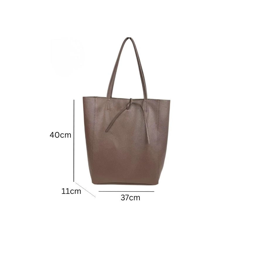 Damen Leder Shopper aus italienischem Leder - elegant, geräumig & vielseitig