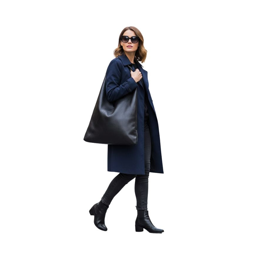Damen Leder Shopper-Tasche "Laila" - Stilvolle Schultertasche für jeden Anlass