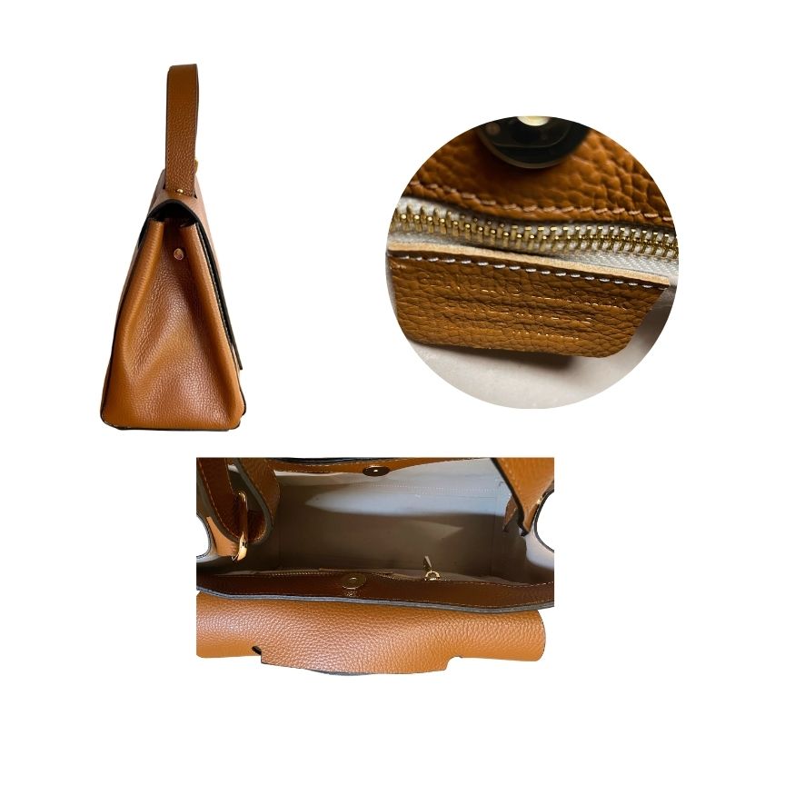 Damen Lederhandtasche - schlicht & elegant für jeden Anlass