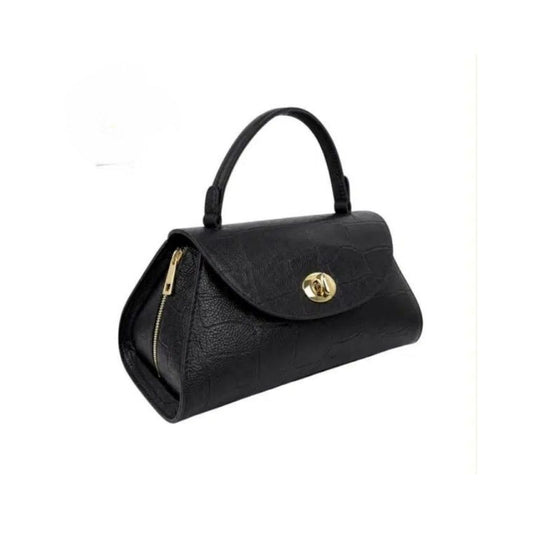 "Christell" - Elegante Lederhandtasche mit einzigartigem Muster - stilvoll und eventtauglich