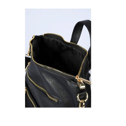 Damen Lederrucksack mit Schultergurt & Henkel - Modern, Geräumig & Praktisch